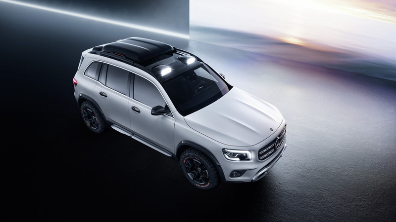Illustration for article titled The Mercedes GLB Concept Is How You Make a Crossover 'Rugged'